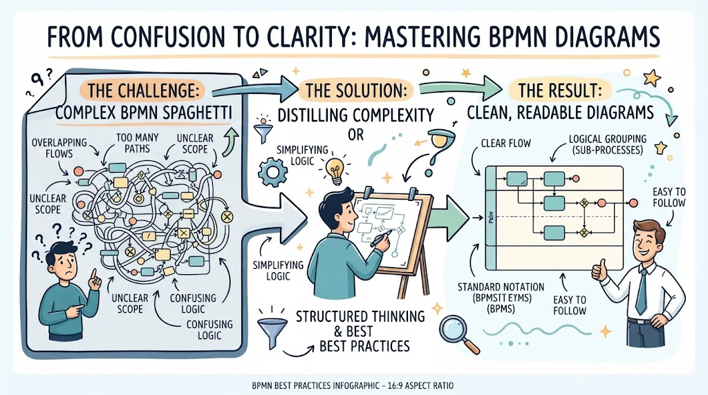 Mastering Complex Workflows: 10 BPMN Best Practices for Clean Process Maps Using Visual Paradigm