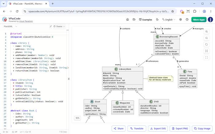 VPasCode: Unified Text-to-Diagram Platform | PlantUML & Mermaid Editor