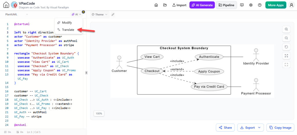 Master Multilingual Diagrams with VPasCode AI and PlantUML Master Multilingual Diagrams with VPasCode AI and PlantUML