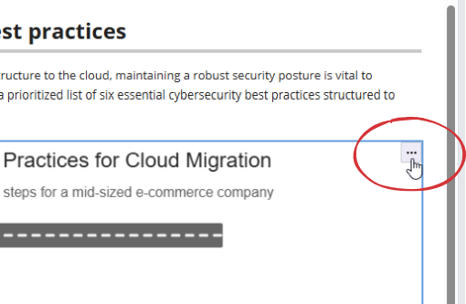 To re-edit an infographic added into an OpenDocs page